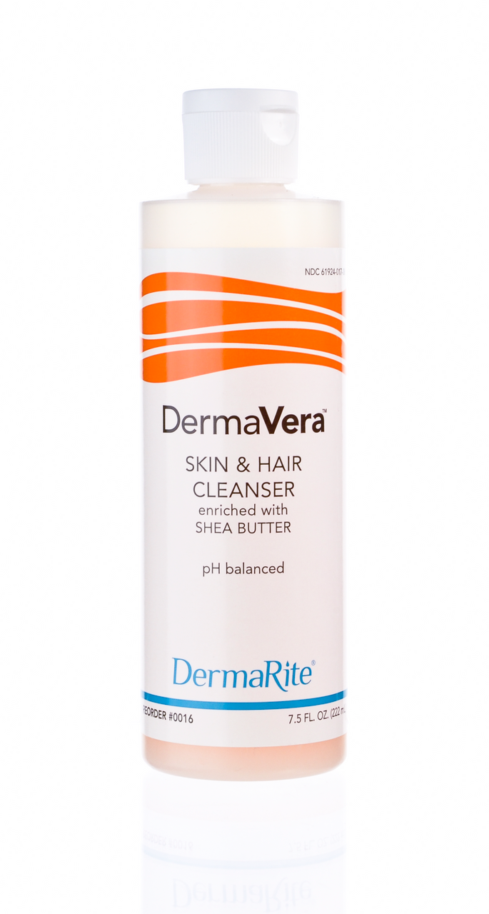 Dermavera Shea Butter Enriched Skin And Hair Cleanser Body Wash/Shampoo - 7.5 Oz
